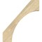 Ekena Millwork 6"W x 28"D x 32"H Westlake Rough Sawn Knee Brace, Douglas Fir BRC06X28X32WTL00RDF - alternate 2